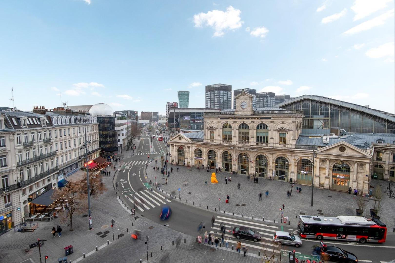 Apartment For 4 In Front Of Lille Flandres Station Ngoại thất bức ảnh